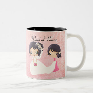 Bride and Maid of Honor Two-Tone Coffee Mug