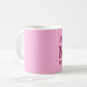 Bride and Newlywed MRS. Custom Name PINK D02 Coffee Mug (Front Left)
