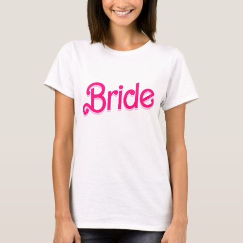 Bride Babe Tribe T_Shirt Bachelorette Retro Tee