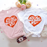 Bride Babe Tribe T-Shirt Bachelorette Retro Tee