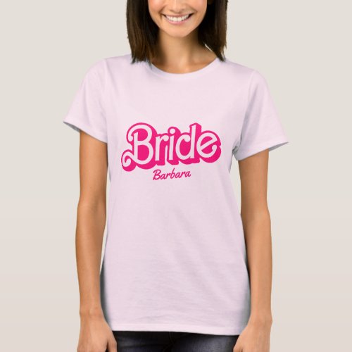 Bride Babe Tribe T_Shirt Bachelorette Retro Tee