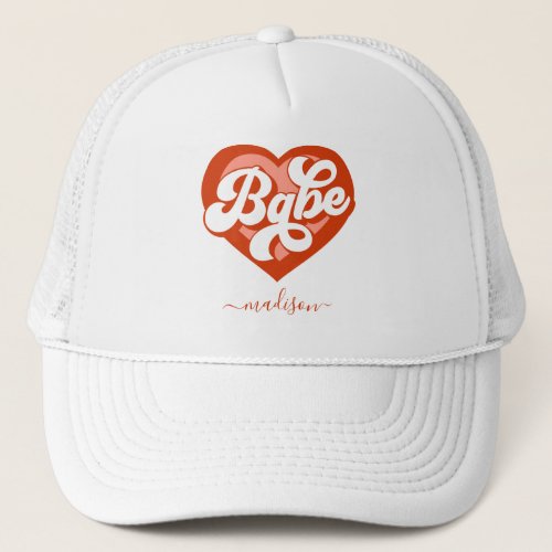 Bride Babe Tribe T_Shirt Bachelorette Retro Trucker Hat