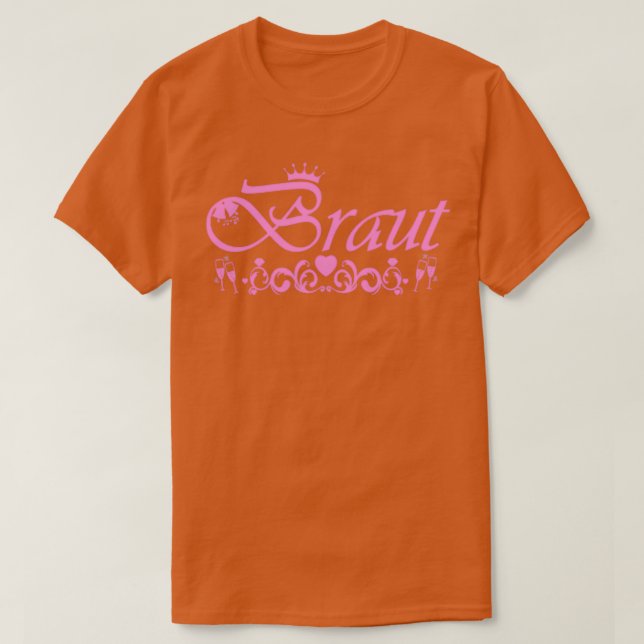 bride bachelor party pink 2 T-Shirt (Design Front)