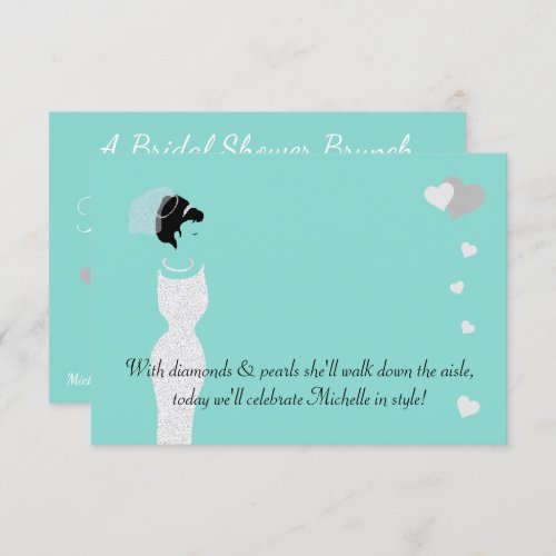 Bride  Bachelorette Bridal Shower Party Invitation