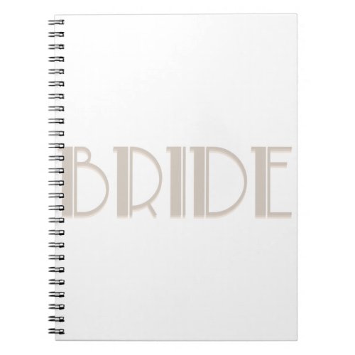 Bride Bachelorette Bride to be retro Notebook