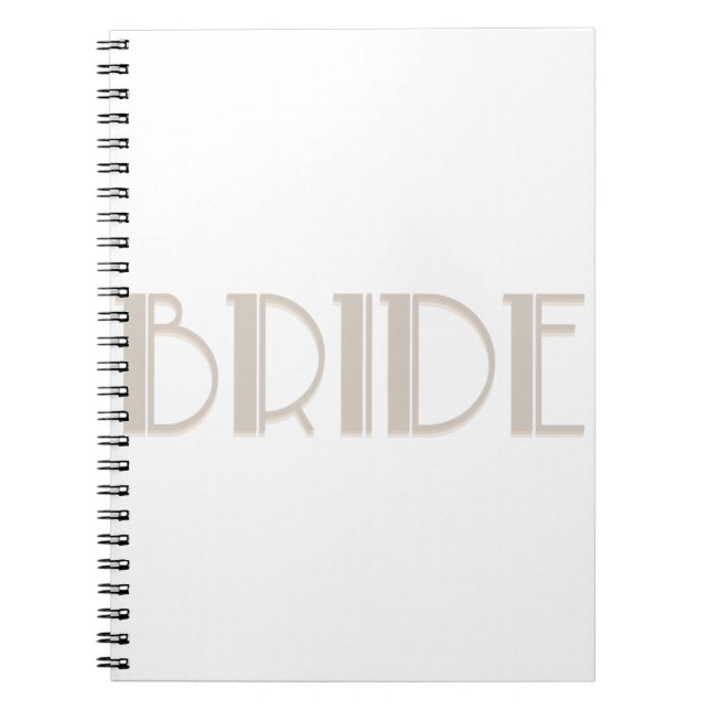 Bride Bachelorette Bride to be retro Notebook (Front)