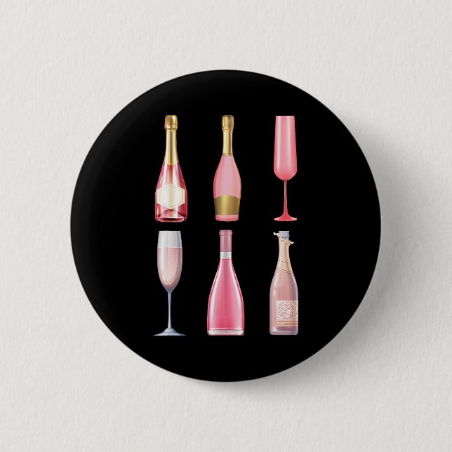 Bride Bachelorette Matching Bridal Shower Bridesma Button (Front)