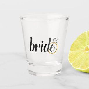 Bride Bachelorette or Gift for Bride to Be  Shot Glass