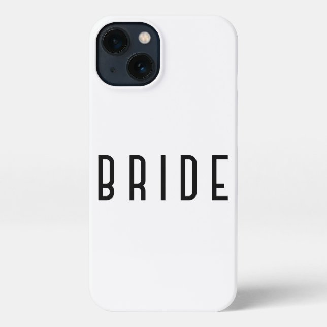 Bride Bachelorette Party Bridal Wedding Matching iPhone Case (Back)