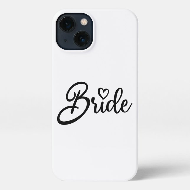 Bride Bachelorette Party Bridal Wedding Matching iPhone Case (Back)