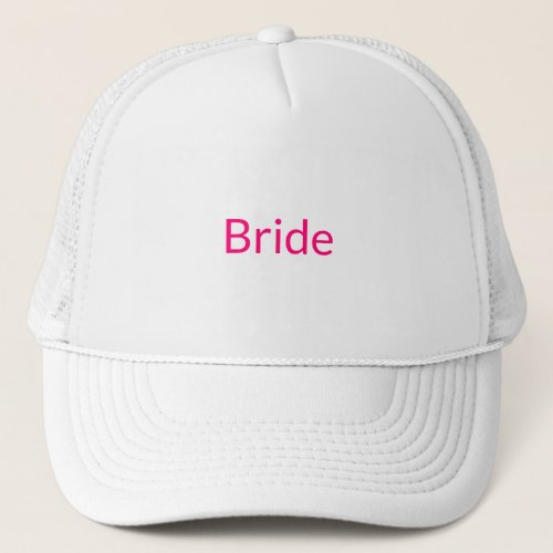 Bride Bachelorette Party minimalist Trucker Hat