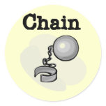 Bride Ball and Chain Tshirts and Gifts Classic Round Sticker