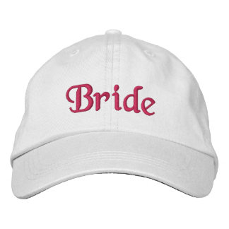 Bride baseball hat