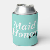 BRIDE Be My Maid Of Honor Wedding Bridal Party Can Cooler (Can Front)