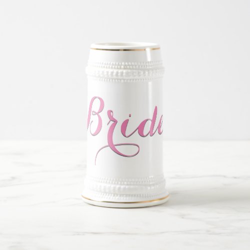 Bride Beer Stein Bachelorette Cup for Bride