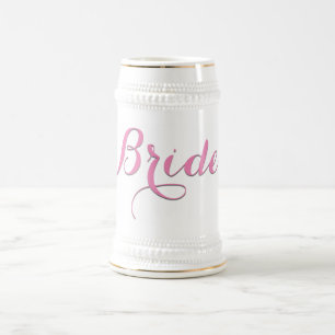Bride Beer Stein, Bachelorette Gift for Bride Stein