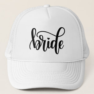 Bride Black Script  Trucker Hat