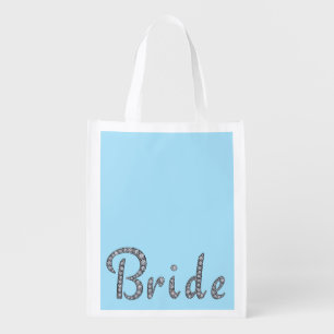 Bride bling reusable bag