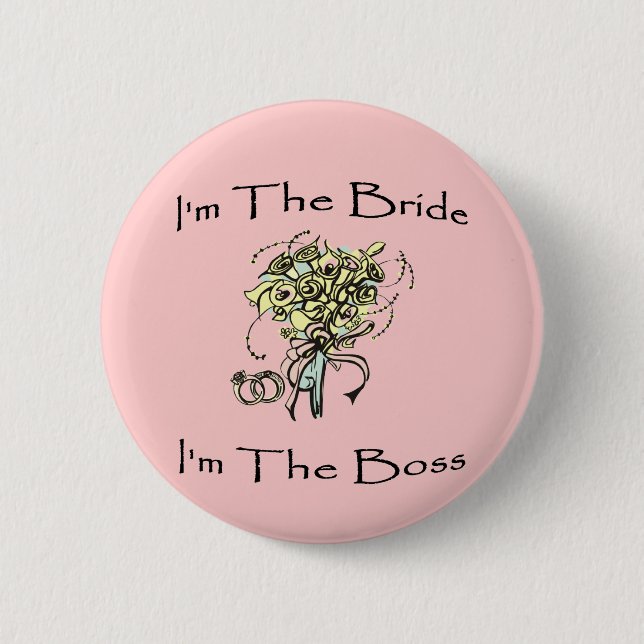 Bride Boss Button (Front)