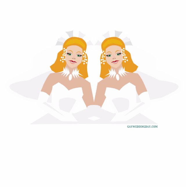 Bride Bride Cake Topper Statuette (Front)
