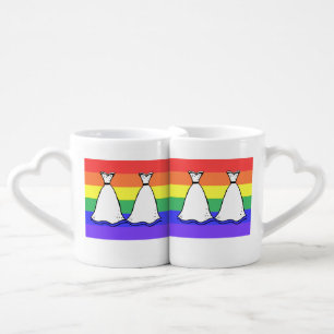 Bride & Bride Coffee Mug Set