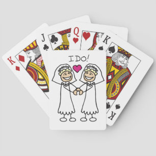 Bride-Bride I Do Poker Cards