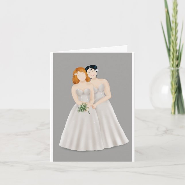Bride & Bride Invitation (Front)
