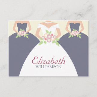 Bride & Bridesmaids Bridal Lunch Placecards