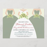 Bride & Bridesmaids Bridal Luncheon (sage green)