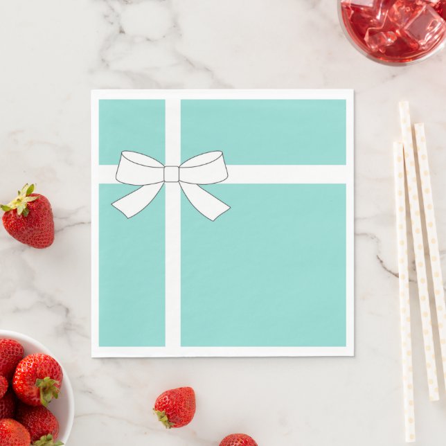 Bride & Bridesmaids Bridal Shower Tiara Party Paper Napkins (Insitu)