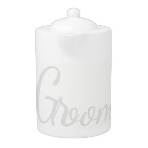 BRIDE & Bridesmaids Tiara Shower Tea Party Groom Teapot
