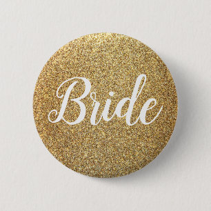 Bride button for bridal shower