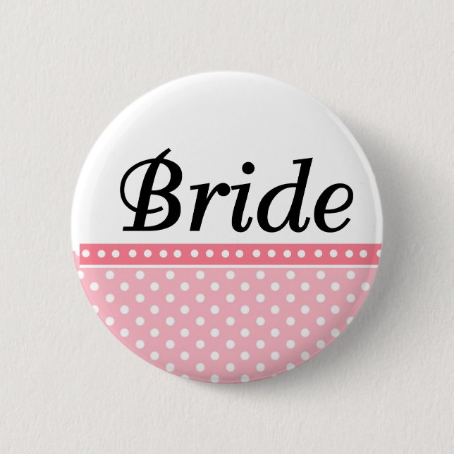 Bride Buttons Favors (Front)