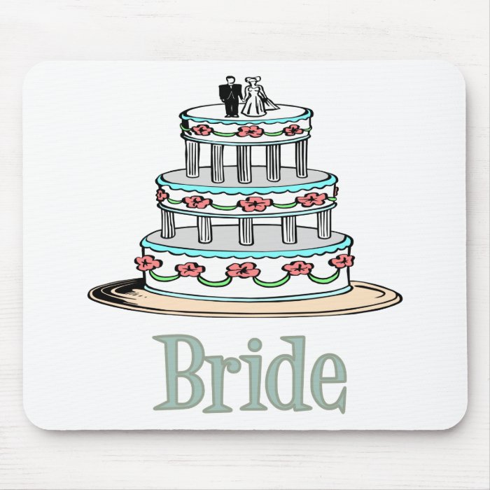 Bride (Cake) Mouse Pads