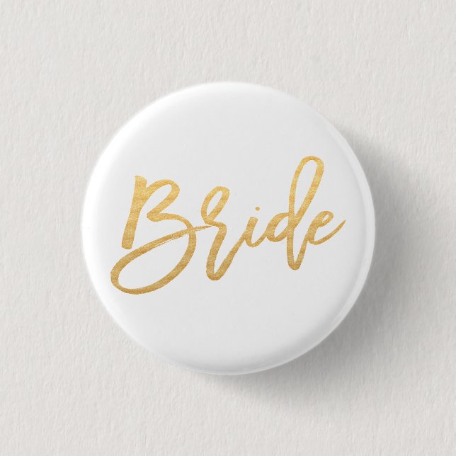 Bride calligraphy button (Front)