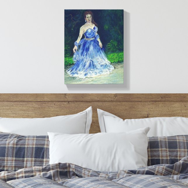 Bride Canvas Print (Insitu(Bedroom))