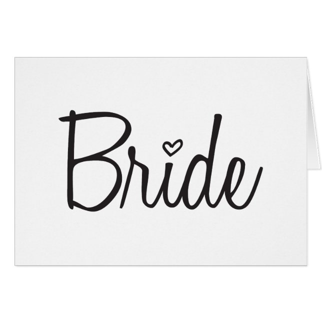 Bride Cards (Front Horizontal)
