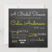 BRIDE & CO Autumn Bride Sunflower Party Invitation (Back)
