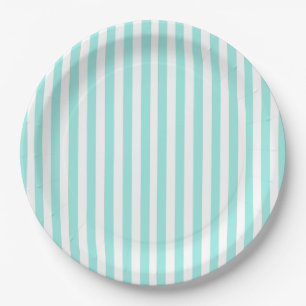 Bride & Co. Bridal Shower Turquoise Paper Plates