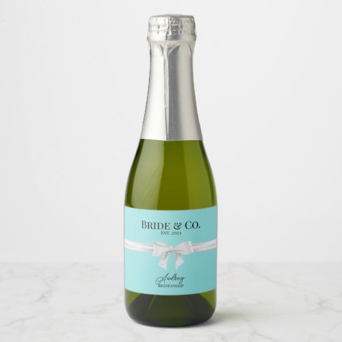 Bride  Co Bridesmaid Mini Sparkling Wine Label