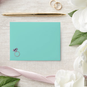 BRIDE & CO Diamond Rings Bridal Shower Party Envelope
