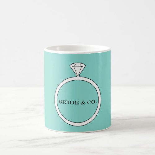 BRIDE  CO Engagement Diamond Ring Party Coffee Mug