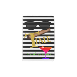 BRIDE & CO Groom Bon Voyage Cigar Party Vacation Passport Holder