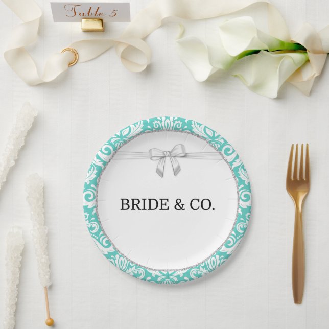 Bride & Co. Paper Plate (Wedding)