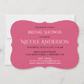 BRIDE CO Rose Bridal Shower Be My Bridesmaid Party Invitation (Back)
