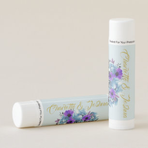 BRIDE & CO Rustic Cottage Roses Shower Party Lip Balm