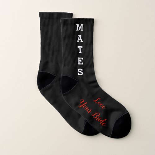 BRIDE  CO Sole Mate Groom Wedding Party Favor Socks