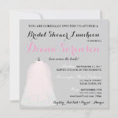 BRIDE CO Something Pink Here Comes The Bride Party Invitation (Back)