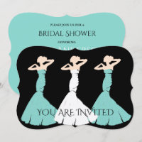 BRIDE & CO Teal Blue Be My Bridesmaid Bridal Party