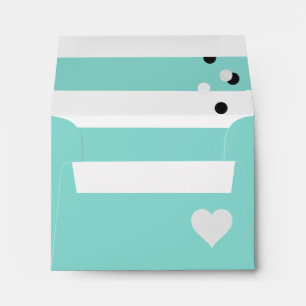BRIDE & CO. Teal Blue Party Shower A2 Envelope